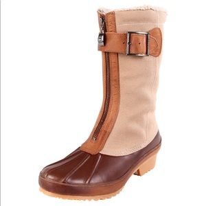 Sorel size 7 Sorelia Earhart Mid Canvas snow boots